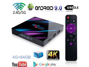 H96 Max Android 9.0 Smart TV Box 64G Quad Core 4K HD 5.8GHz WiFi Media Player H96 Max Android 9.0 Smart TV Box 64G Quad Core 4K HD 5.8GHz WiFi Media Player