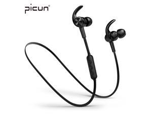 Bluetooth Headphones, Picun 10 Hrs Playtime Wireless Sports Earbuds, Richer Stereo Magnetic Earphones with HD Mic/Carry Pouch, IPX7 Waterproof, Comfortable Secure Fit for Running Gym Workout (Black) Bluetooth Headphones, Picun 10 Hrs Playtime Wireless Sports Earbuds, Richer Stereo Magnetic Earphones with HD Mic/Carry Pouch, IPX7 Waterproof, Comfortable Secure Fit for Running Gym Workout (Black)
