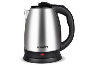 Dezin Electric Kettle Water Heater, 2L Stainless Steel Cordless Tea Kettle, Fast Boil, Auto Shut Off and Boil Dry Protection Tech – Base on SIDE Concept (Simple, Inexpensive, Dependable and Effective) Dezin Electric Kettle Water Heater, 2L Stainless Steel Cordless Tea Kettle, Fast Boil, Auto Shut Off and Boil Dry Protection Tech – Base on SIDE Concept (Simple, Inexpensive, Dependable and Effective)