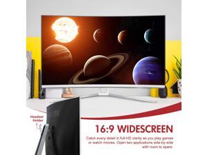 Updated Version (White)VIOTEK NB32CW 32-Inch LED Curved Professional Monitor, Bezel-Less Samsung VA Panel, 75Hz 1080P Full-HD FreeSync VGA HDMI VESA, Updated Version (White)VIOTEK NB32CW 32-Inch LED Curved Professional Monitor, Bezel-Less Samsung VA Panel, 75Hz 1080P Full-HD FreeSync VGA HDMI VESA,