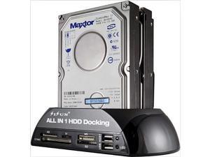 USB to 2.5/3.5 Inch SATA IDE Dual bay External Enclosure, All in 1 Card Reader XD/TF/MS/CF/ SD card, USB Hub function. for 2.5" 3.5" IDE SATA I/II/III HDD SSD,SATA/IDE Hard Drive Docking Station USB to 2.5/3.5 Inch SATA IDE Dual bay External Enclosure, All in 1 Card Reader XD/TF/MS/CF/ SD card, USB Hub function. for 2.5" 3.5" IDE SATA I/II/III HDD SSD,SATA/IDE Hard Drive Docking Station