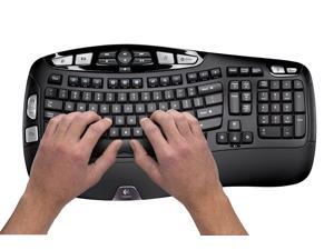 New Logitech MK550 Wireless Keyboard and Mouse Combo — Includes Keyboard and Mouse, Long Battery Life, Ergonomic Wave Design with cushioned palm rest, Powerful 2.4 GHz wireless connection New Logitech MK550 Wireless Keyboard and Mouse Combo — Includes Keyboard and Mouse, Long Battery Life, Ergonomic Wave Design with cushioned palm rest, Powerful 2.4 GHz wireless connection