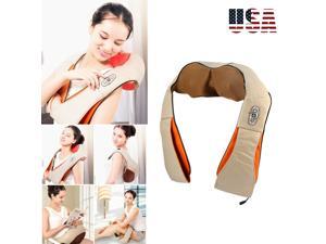 Electric Heating Shoulder and Neck Massager Cape Household Shiatsu Car Home Infrared Kneading Massager Black Electric Heating Shoulder and Neck Massager Cape Household Shiatsu Car Home Infrared Kneading Massager Black