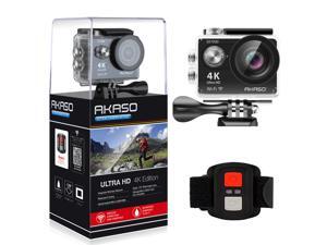 AKASO EK7000 4K WIFI Sports Action Camera Ultra HD Waterproof DV Camcorder 12MP 170 Degree Wide Angle 2 inch LCD Screen/2.4G Remote Control/2 Rechargeable Batteries/19 Mounting Kits AKASO EK7000 4K WIFI Sports Action Camera Ultra HD Waterproof DV Camcorder 12MP 170 Degree Wide Angle 2 inch LCD Screen/2.4G Remote Control/2 Rechargeable Batteries/19 Mounting Kits