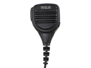 RCA SM220-X03 Medium Duty Speaker Mic | 3.5mm Aux. Jack | IP54 Rating | X03 Two Prong Right Angle Connector RCA SM220-X03 Medium Duty Speaker Mic | 3.5mm Aux. Jack | IP54 Rating | X03 Two Prong Right Angle Connector