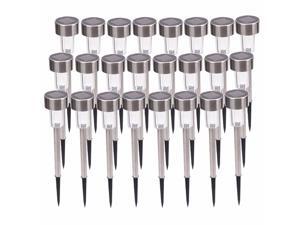 Solar Lights Outdoor, 24Pc Solar Pathway Lights, Solar Powered Garden Lights, Waterproof LED Solar Landscape Lights for Walkway, Pathway, Lawn, Yard and Driveway Solar Lights Outdoor, 24Pc Solar Pathway Lights, Solar Powered Garden Lights, Waterproof LED Solar Landscape Lights for Walkway, Pathway, Lawn, Yard and Driveway