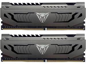 Patriot Viper Steel 16GB (2 x 8GB) DDR4 3600MHz Kit w/ Gunmetal Grey Heat Shield Patriot Viper Steel 16GB (2 x 8GB) DDR4 3600MHz Kit w/ Gunmetal Grey Heat Shield