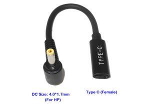 USB-C Type-C to 4.0x1.7mm DC Tip PD converter cable for HP 65W or blow laptops USB-C Type-C to 4.0x1.7mm DC Tip PD converter cable for HP 65W or blow laptops