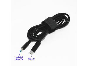 USB-C Type C to 4.5mm 3.0mm (Blue Tip) Laptop Adapter Connector Converter Cable for HP Pavilion Envy Sleekbook Ultrabook laptops USB-C Type C to 4.5mm 3.0mm (Blue Tip) Laptop Adapter Connector Converter Cable for HP Pavilion Envy Sleekbook Ultrabook laptops