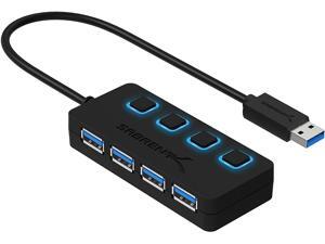Sabrent 4-Port USB 3.0 Hub with Individual LED Power Switches (HB-UM43) Sabrent 4-Port USB 3.0 Hub with Individual LED Power Switches (HB-UM43)