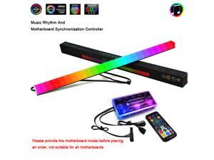 30cm Magnetic RGB Lighting Strip Two Side Light for Computer Cases With Remote Control Motherboard synchronization Music Rhythm (Model requirements) 30cm Magnetic RGB Lighting Strip Two Side Light for Computer Cases With Remote Control Motherboard synchronization Music Rhythm (Model requirements)