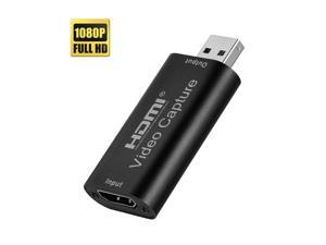 1080p USB2.0 HDMI Capture Card 1 Channel HDMI Video Capture Card Live Recording Box Audio Video Capture Card Portable USB HD Video Capture Card 1080p USB2.0 HDMI Capture Card 1 Channel HDMI Video Capture Card Live Recording Box Audio Video Capture Card Portable USB HD Video Capture Card