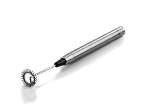 Ovente Electric Handheld Milk Frother with Silm Design, Premium Stainless Steel Frother Powered by 2 AAA Batteries, Compact and Easy to Store, Perfect for Coffee and More, Silver (FRS1010S) Ovente Electric Handheld Milk Frother with Silm Design, Premium Stainless Steel Frother Powered by 2 AAA Batteries, Compact and Easy to Store, Perfect for Coffee and More, Silver (FRS1010S)