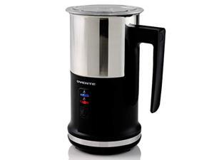 Ovente 3 in 1 Electric Milk Frother Stainless Steel Carafe (4 oz/ 8 oz), Two Whisk Methods, Non-Stick Interior, Milk Steamer for Coffee, Latte, Cappuccino, Hot Chocolate, and More, Black (FR1208B) Ovente 3 in 1 Electric Milk Frother Stainless Steel Carafe (4 oz/ 8 oz), Two Whisk Methods, Non-Stick Interior, Milk Steamer for Coffee, Latte, Cappuccino, Hot Chocolate, and More, Black (FR1208B)