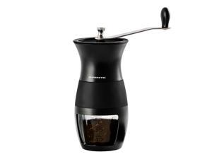 Ovente Burr Manual Coffee Grinder 12 Gram Capacity, Stainless Steel Material with Compact and Portable Features, Perfect Grinding for Easy Fresh Espresso, Dry Herbs, Black (CGM130B) Ovente Burr Manual Coffee Grinder 12 Gram Capacity, Stainless Steel Material with Compact and Portable Features, Perfect Grinding for Easy Fresh Espresso, Dry Herbs, Black (CGM130B)
