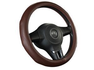 Four seasons first layer cowhide car steering wheel cover 1 connector genuine cowhide O-type anti-skid wear-resistant car handle cover Four seasons first layer cowhide car steering wheel cover 1 connector genuine cowhide O-type anti-skid wear-resistant car handle cover