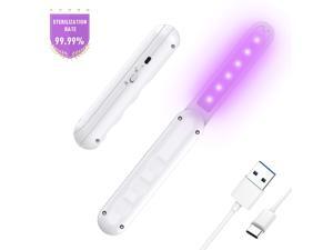 UV Light Sanitizer Wand, TROPRO Portable UVC LED Disinfection Lamp for Household, Office, Hotel, Car, Handheld Ultraviolet Light Sterilizer Kill 99% Viruses, Germs & Bacteria, TYPE-C Rechargeable UV Light Sanitizer Wand, TROPRO Portable UVC LED Disinfection Lamp for Household, Office, Hotel, Car, Handheld Ultraviolet Light Sterilizer Kill 99% Viruses, Germs & Bacteria, TYPE-C Rechargeable