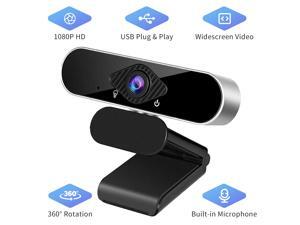 TROPRO Full HD 1080p Webcam, Webcam with Microphone Streaming Computer Web Cam for Pc Laptop Desktop 360 Degree Rotation Computer Camera Highly Compatible with Win10/8/8.1/7/XP Linux Mac TROPRO Full HD 1080p Webcam, Webcam with Microphone Streaming Computer Web Cam for Pc Laptop Desktop 360 Degree Rotation Computer Camera Highly Compatible with Win10/8/8.1/7/XP Linux Mac