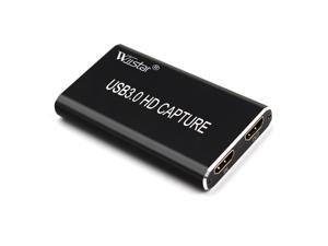 USB Video Capture Card Grabber HD to Type-C/USB C/USB 3.0 1080P 60fps Game Adapter with HDMI Loop Output for Windows Linux Os X USB Video Capture Card Grabber HD to Type-C/USB C/USB 3.0 1080P 60fps Game Adapter with HDMI Loop Output for Windows Linux Os X