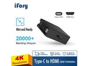 iFory High Quality USB-C to HDMI Cable Creation Hub Adapter, USB 3.1 Type C to HDMI Adapter 1080p 4K, Compatible for Macbook Pro, Samsung, iMac, Google Chromebook Pixel,Dell XPS 15 13. iFory High Quality USB-C to HDMI Cable Creation Hub Adapter, USB 3.1 Type C to HDMI Adapter 1080p 4K, Compatible for Macbook Pro, Samsung, iMac, Google Chromebook Pixel,Dell XPS 15 13.