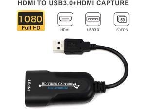 HDMI to USB3.0 Video Capture Card 1080P 60fp HDMI to USB Adaptor HD Game Capture HDMI to USB3.0 Replacement Part Stream Record Monitor Video Capture Card Plug and Play for Live Broadcasts/Game/Video HDMI to USB3.0 Video Capture Card 1080P 60fp HDMI to USB Adaptor HD Game Capture HDMI to USB3.0 Replacement Part Stream Record Monitor Video Capture Card Plug and Play for Live Broadcasts/Game/Video