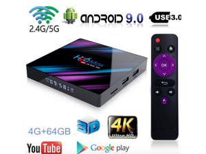 H96 MAX Android 9.0 TV Box, EstgoSZ 4GB+64GB Android Box with Backlit Wireless Keyboard USB 3.0 BT 4.0 Dual WiFi 2.4G 5G 3D H265 KD18.1 4K Smart Android TV Box H96 MAX Android 9.0 TV Box, EstgoSZ 4GB+64GB Android Box with Backlit Wireless Keyboard USB 3.0 BT 4.0 Dual WiFi 2.4G 5G 3D H265 KD18.1 4K Smart Android TV Box