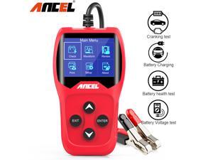Ancel BA201 Battery Tester 12V Auto Battery Analyzer 100 To 2000CCA Quick Car Tester Digital Cranking Test Charging Car Battery Diagnostic Tool PK KW600, Red Ancel BA201 Battery Tester 12V Auto Battery Analyzer 100 To 2000CCA Quick Car Tester Digital Cranking Test Charging Car Battery Diagnostic Tool PK KW600, Red