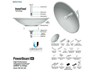 UBIQUITI - US PBE-5AC-620-US 5GHZ POWERBEAM AC 620MM UBIQUITI - US PBE-5AC-620-US 5GHZ POWERBEAM AC 620MM