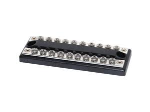 Blue Sea 2702 DualBus 100 Ampere Common BusBar 10 x 8-32 Screw Terminal Blue Sea 2702 DualBus 100 Ampere Common BusBar 10 x 8-32 Screw Terminal