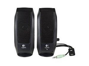 Logitech S-120 2-Piece 2 Channel Multimedia Speaker System w/Headphone Jack (Black) Logitech S-120 2-Piece 2 Channel Multimedia Speaker System w/Headphone Jack (Black)