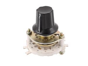 KCZ 7 Pole 1 Throw 6mm Shaft Band Electric Channel Rotary Switch Selector w Cap KCZ 7 Pole 1 Throw 6mm Shaft Band Electric Channel Rotary Switch Selector w Cap