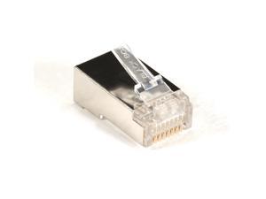 Black Box CAT5e Shielded Modular Plug - 10-Pack - 10 Pack - 1 x RJ-45 Male - Black - TAA Compliant Black Box CAT5e Shielded Modular Plug - 10-Pack - 10 Pack - 1 x RJ-45 Male - Black - TAA Compliant