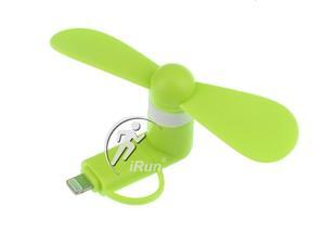 2in1 Portable Handheld Electric Hand Micro USB + Lightning 8Pin Mini Fan for iPhone 7 6 6s Plus S /Samsung s7 s7 Edge S6 S6 Edge, for iOS & Android Phones, Green 2in1 Portable Handheld Electric Hand Micro USB + Lightning 8Pin Mini Fan for iPhone 7 6 6s Plus S /Samsung s7 s7 Edge S6 S6 Edge, for iOS & Android Phones, Green