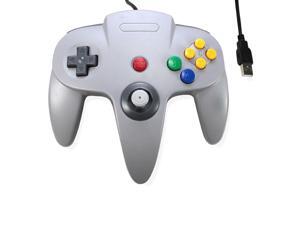 Classic Retro N64 Bit USB Wired Controller for PC and MAC - Grey Classic Retro N64 Bit USB Wired Controller for PC and MAC - Grey