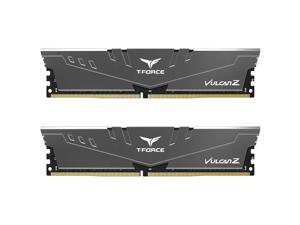 TEAMGROUP T-Force Vulcan Z DDR4 16GB Kit (2 x 8GB) 3200MHz (PC4 25600) CL16 Desktop Memory Module Ram - Gray - TLZGD416G3200HC16CDC01 TEAMGROUP T-Force Vulcan Z DDR4 16GB Kit (2 x 8GB) 3200MHz (PC4 25600) CL16 Desktop Memory Module Ram - Gray - TLZGD416G3200HC16CDC01