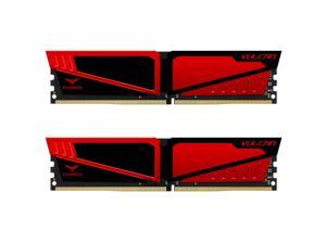 TEAMGROUP T-Force Vulcan DDR4 16GB (2x8GB) 2666MHz (PC4-21300) CL15 Desktop Memory Module ram - Red TEAMGROUP T-Force Vulcan DDR4 16GB (2x8GB) 2666MHz (PC4-21300) CL15 Desktop Memory Module ram - Red
