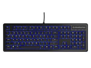 SteelSeries Apex 100 Gaming Keyboard - Blue LED Backlit, Silent Tactile Keys SteelSeries Apex 100 Gaming Keyboard - Blue LED Backlit, Silent Tactile Keys