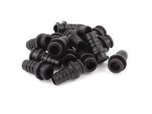 15 Pcs Rubber Strain Relief Cord Boot Protector Cable Sleeve Hose 26mm Length 15 Pcs Rubber Strain Relief Cord Boot Protector Cable Sleeve Hose 26mm Length