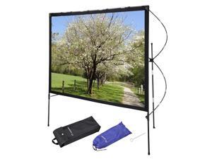 Instahibit® 77" Portable Projector Screen w/ Foldable Frame Stand Outdoor Home Movie Instahibit® 77" Portable Projector Screen w/ Foldable Frame Stand Outdoor Home Movie