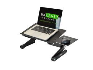 WorkEZ BEST Adjustable Laptop Cooling Stand & Lap Desk for Bed Couch w/ Mouse Pad. Ergonomic height angle tilt aluminum desktop tray portable macbook pro computer riser table cooler folding holder WorkEZ BEST Adjustable Laptop Cooling Stand & Lap Desk for Bed Couch w/ Mouse Pad. Ergonomic height angle tilt aluminum desktop tray portable macbook pro computer riser table cooler folding holder