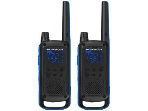 Motorola T800 Two-Way Radio - 56KM Bluetooth Model, 2 Pack, Black/Blue Motorola T800 Two-Way Radio - 56KM Bluetooth Model, 2 Pack, Black/Blue