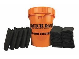 Quick Dam Flood Barrier Combo Kit, 5 ft. Length, 15 PK Polypropylene QDGGCO Quick Dam Flood Barrier Combo Kit, 5 ft. Length, 15 PK Polypropylene QDGGCO
