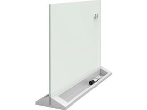 Quartet GDP1723W Desktop Glass Dry Erase Panel, Magnetic, 17" x 23", White Quartet GDP1723W Desktop Glass Dry Erase Panel, Magnetic, 17" x 23", White