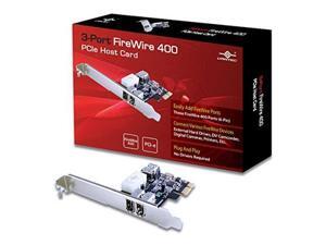 Vantec 3-Port FireWire 400 PCIe Host Card (UGT-FW200) Vantec 3-Port FireWire 400 PCIe Host Card (UGT-FW200)