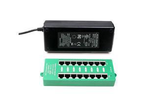 WT-AT-8-56v120w 802.3at on-Demand Gigabit PoE 8 Port Power over Ethernet Injector for PoE Cameras, IP Phones, Wifi Access Points, Includes 56 Volt 120 watt Power Supply with UL, DoE, FCC listings WT-AT-8-56v120w 802.3at on-Demand Gigabit PoE 8 Port Power over Ethernet Injector for PoE Cameras, IP Phones, Wifi Access Points, Includes 56 Volt 120 watt Power Supply with UL, DoE, FCC listings