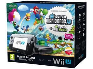 nintendo wii u black premium pack 32gb + new super mario bros.u + new super luigi u nintendo wii u black premium pack 32gb + new super mario bros.u + new super luigi u
