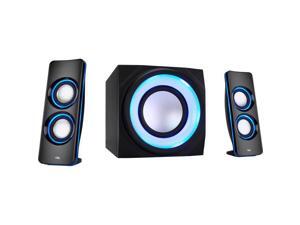 Cyber Acoustics Curve Ca-3712Bt 2.1 Bluetooth Speaker System - Black Cyber Acoustics Curve Ca-3712Bt 2.1 Bluetooth Speaker System - Black