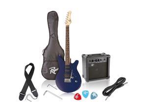 Rogue Rocketeer Electric Guitar Pack Blue Rogue Rocketeer Electric Guitar Pack Blue