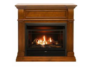 Duluth Forge Dual Fuel Ventless Gas Fireplace - 26,000 BTU, Remote Control, Apple Spice Finish Duluth Forge Dual Fuel Ventless Gas Fireplace - 26,000 BTU, Remote Control, Apple Spice Finish