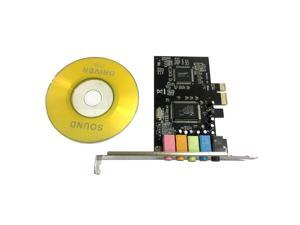 PCI-E PCI Express 6 Channel 5.1 CMI8738 Audio Sound Card PC Computer Compatible For Windows Ordinary Sound Card Extension Card PCI-E PCI Express 6 Channel 5.1 CMI8738 Audio Sound Card PC Computer Compatible For Windows Ordinary Sound Card Extension Card
